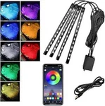 Car Led Interior Lights, Rbg 48 Multicolor Music Auto Color: Usb+app. Fixed Price $14.24.