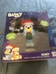 Bluey 3.5FT Inflatable Lighted Christmas Yard Decor Airblown Gemmy Cracker New. Fixed Price $19.99.