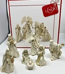 Lenox Holiday 7 Piece Nativity Set New In Box. Fixed Price $98.00.