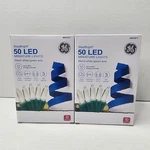 2 Ge Staybright 50-COUNT Clear Led Mini Lights New In/outdoor Warm White Wedding. Fixed Price $14.04.
