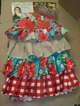 The Pioneer Woman 48" Ruffle Christmas Tree Skirt Vintage Floral. Fixed Price $59.00.