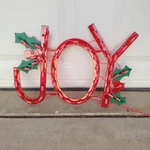 Vintage Enchanted Forest Joy Lighted Decoration 17 Menards Works 43 Lights Box. Fixed Price $24.99.