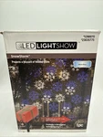 Lightshow Gemmy White Flurry Snowflake Led Projection. Fixed Price $24.99.