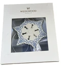 Wedgwood Christmas White And Blue Pierced Snowflake Ornament #588344. Fixed Price $22.97.