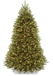 National Tree Dunhill Fir With Multicolor Lights Green - 7.5'. Fixed Price $350.00.