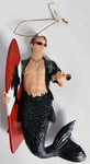 December Diamonds Woody Surfer Christmas Tree Ornament Merman Tag Shark Board. Fixed Price $60.00.