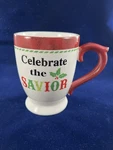 Celebrate The Savior Coffee/tea Mug Christmas Christian. Fixed Price $15.00.