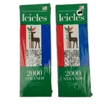 Boxes Santas Best Icicles Silver Tinsel 2000 Strands Each 18 Inches Christmas. Fixed Price $10.14.