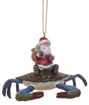 Cape Shore Santa Riding Maryland Blue Crab Christmas Holiday Ornament,. Fixed Price $23.99.