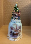 Transpac Christmas Carolers Bell - 8" Tall. Fixed Price $15.95.