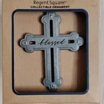 Regent Square Blessed Cross Metal Silver Christmas Collectible Ornament. Fixed Price $9.99.