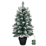 Mini Christmas Tree With Pot Pre-lit Artificial Deco Home Office Holiday Green. Fixed Price $23.58.