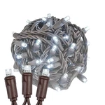 50 Led Christmas Mini Set, Patio Lights, Warm White, Brown Wire, 25. Fixed Price $23.99.