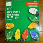 2 New Boxes Home Accent Holiday C6 100 Led Color Changing Lights Warm. Fixed Price $59.99.