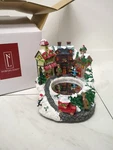 Northlight Animated Village Ice Skating Scene Christmas Music Box-tested! C1. Fixed Price $69.99.
