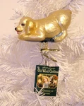 Playful Puppy Old World Christmas Clip-on Blown Glass Ornament New/tag 12371. Fixed Price $17.99.