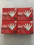 100 Clear Mini Lights White Wire 20.6 Ft Wedding Party Holiday Decor Lot Of 4. Fixed Price $11.68.