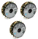 (3) Holiday Wonderland 47700-88A 200 Ct Warm White C3 Led Christmas Light Sets. Fixed Price $129.99.