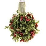 Ganz Inch Mistletoe Kissing Ball ORNAMENT,RED,5" Dia.. Fixed Price $19.44.