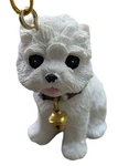 Gisela Graham London Bichon Puppy Sitting Resin Holiday Ornament. Fixed Price $10.95.