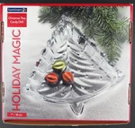 Holiday Magic Christmas Tree Candy Dish - Made The Usa By Luminarc 7 W. Fixed Price $7.95.