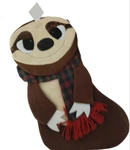 Hobby Lobby Cute Smiling Sloth 20 Inch Christmas Stocking New. Fixed Price $17.01.