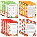 Ccinee 54 Pcs Trivia Party Game Cards,christmas Red, Green, Yellow. Fixed Price $11.94.