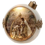 Regency International Spin Nativity Water Globe, Battery Operated, Usb. Fixed Price $60.00.