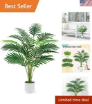 28'' Artificial Palm Tall Fake Tropical Faux Trees Indoor And Outdoor Fo.... Fixed Price $42.46.