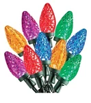 Sylvania Multi Color C9S Faceted Stay-lit Sets 2/50 Led Lights 100. Fixed Price $49.95.