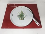 Nikko Christmastime Hostess/cake Plate & Server Vintage 11" Round Holiday. Fixed Price $19.95.