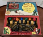 Vtg Box Noma Christmas Lights With 7 Mazda Lamps 120 Volt Burns Independently. Fixed Price $25.00.