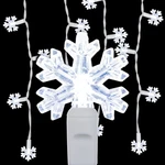 Cool White Led Snowflake Icicle Christmas Lights Wire Holiday Decor. Fixed Price $39.99.