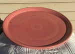 Homer Laughlin 15 Pizza Tray Plate Fiestaware Rose Color- Factory 2ND. Fixed Price $40.00.