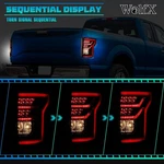 Pair Sequential Tail Light 2015 2016 2017 Ford F-150 Clear Lens Rear Lamps. Fixed Price $159.99.