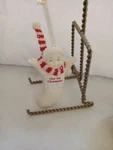 Vintage Department 56 Our First Christmas Ornament Stocking Scarf Snowbabies. Fixed Price $8.99.