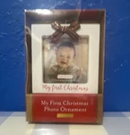 Kate & Milo Christmas Photo Insert Ornament White Hanging Kids Holiday. Fixed Price $13.49.