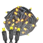 Novelty Lights 25FT Christmas String 50 Yellow Led Bulbs On Black Wire 6. Fixed Price $31.11.
