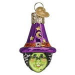 Old World Christmas Mini Witch Head Tree Ornament Popular Halloween Figure. Fixed Price $15.99.