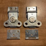 Used Southco Rotary-action Draw Latch W/keeper Sold In Sets Of 2. Fixed Price $10.00.