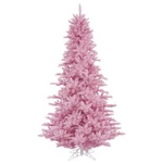 Vickerman 36" Plastic Fir Unlit Artificial Christmas Tree Pink. Fixed Price $66.75.