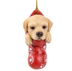 New Pacific Giftware Ornament Yellow Lab Retriever Dog Christmas Stocking Sock. Fixed Price $6.80.