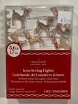 Ashland Christmas Reindeers 18 White Mini Led String Lights 5.6 Battery+timer. Fixed Price $19.99.