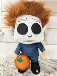 Halloween Michael Myers Gemmy Plush 14 Stand Up Door Greeter Universal Music. Fixed Price $45.00.