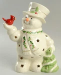 Lenox Lighted Snowman Figurine Holiday (dimension) Height: 8. Fixed Price $31.50.