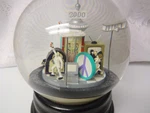 Vintage Millenium 2000 Musical Motion Water Globe Snowdome. Fixed Price $279.99.