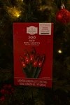 Holiday Time 300 Red Mini Christmas Lights Green Wire Indoor Outdoor Decor. Fixed Price $21.99.