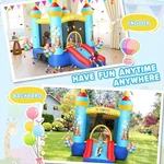For Kids Party Best Gift Inflatable Bounce House Large Jumping Area With Blower. Fixed Price $193.99.