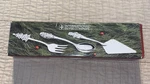 International Silver Co. Holiday Christmas 3 Piece Serving Set Never Opened New. Fixed Price $15.00.