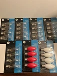 Ge C9 Candle Replacement Bulbs 7W Screw Base 4-PACK. Fixed Price $36.99.